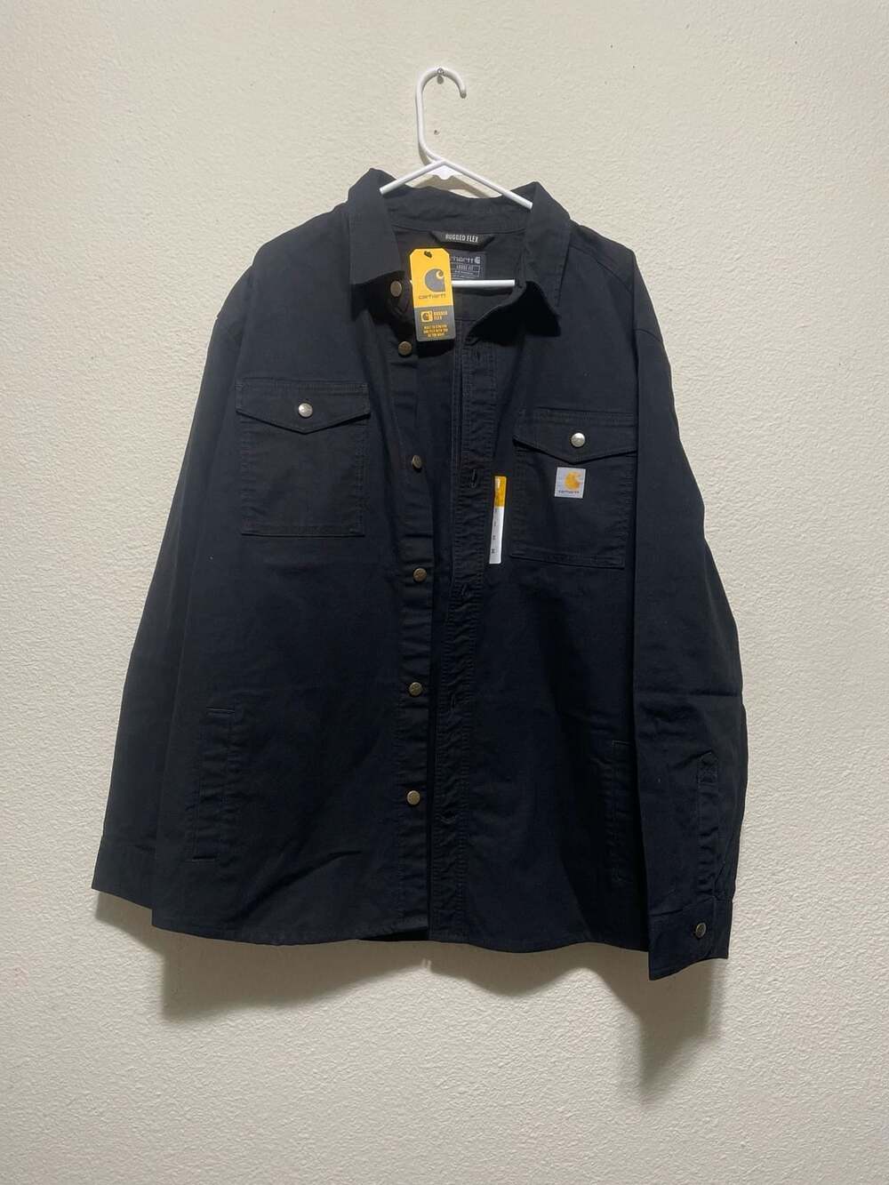 Carhartt Montana Rugged Flex Loose Fit Heavyweight Duck Shirt Jac Size 2XL